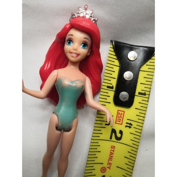 Disney Princess Magiclip Magic Clip Dolls Ariel Tiana Belle Lot of 3 w/Dresses - Picture 6 of 13